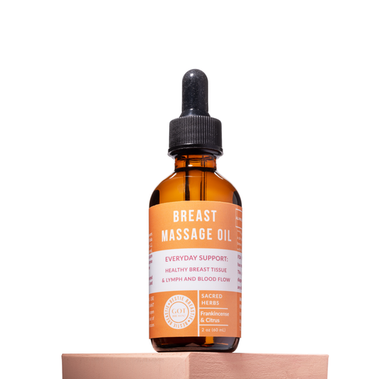 BREAST MASSAGE OILS - HERBAL LYMPH MOVING REMEDY